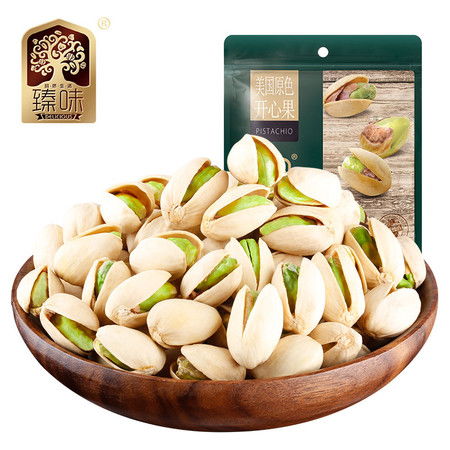 臻味休閑零食 品味美國原色開心果，240g+80g×3袋干果組合的愜意時光